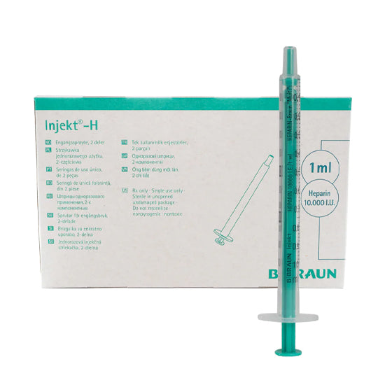 1ml Low Dead Space Syringe Luer Slip - BOX OF 100