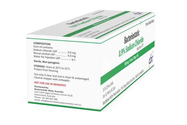 Preserved Sodium Chloride / Bacteriostatic Saline - CBC Pharm - 10ml