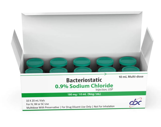 Preserved Sodium Chloride / Bacteriostatic Saline - CBC Pharm - 10ml