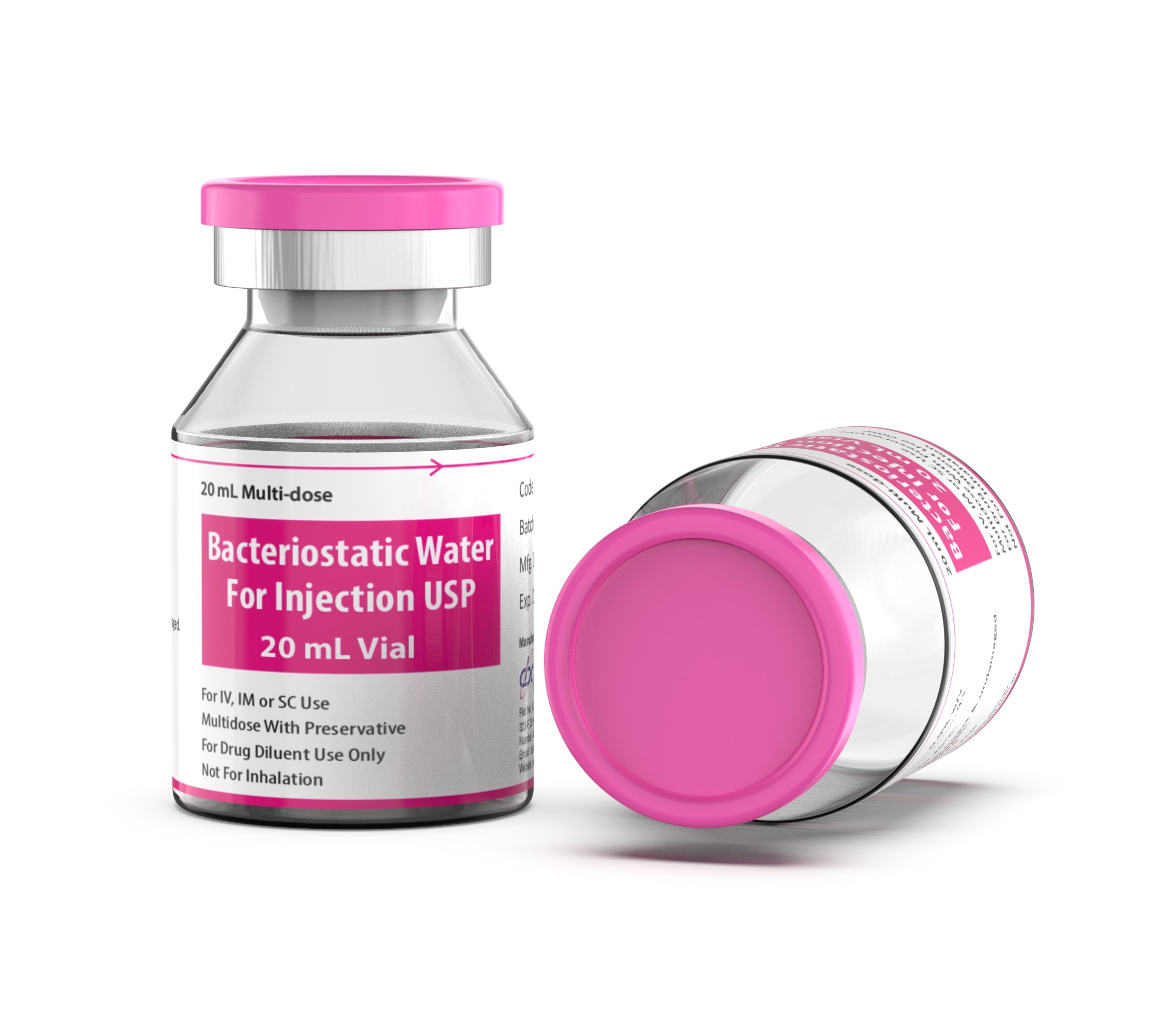 bac water vials Bacteriostatic - CBC Pharm - 20ml YGroup_B12-g AOD9604:5mg Vial + BAC Water 3ml is b12 injections safe