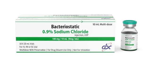Preserved Sodium Chloride / Bacteriostatic Saline - CBC Pharm - 10ml