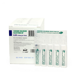 Sodium Chloride Saline 0.9% Injection Pfizer - 10ml - Box-50