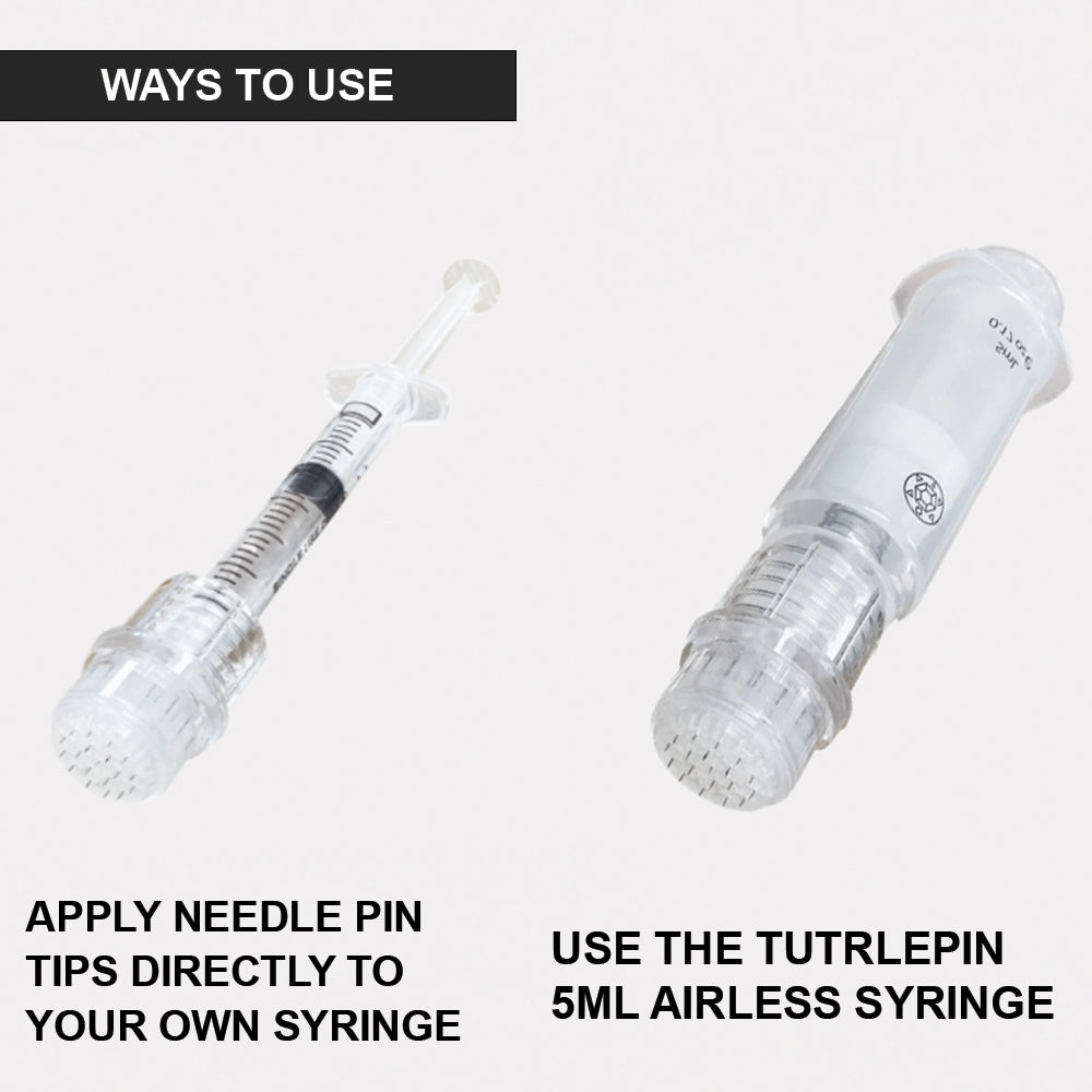 TURTLEPIN III - Airless Bottle with Needle Pin