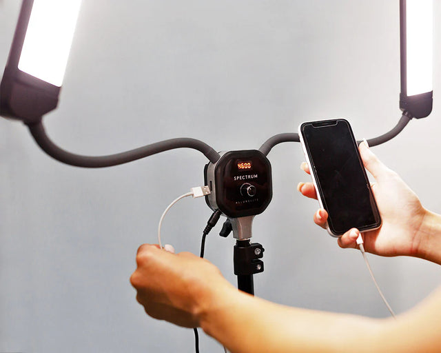 Allurelite Pro Beauty Portable Double LED Lighting Kit