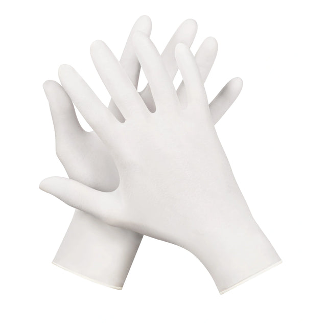 White Nitrile Gloves By Aesthetic Pro 4g - Box of 100