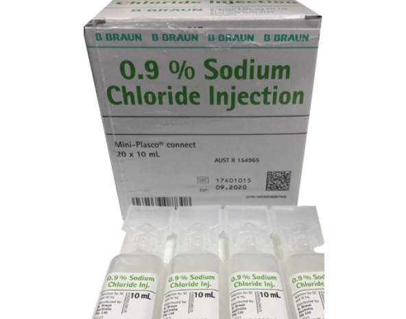 Sodium Chloride Saline Injection - 0.9% - 10ml Box of 20