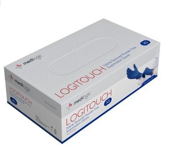 Nitrile Blue P/F Examination Gloves