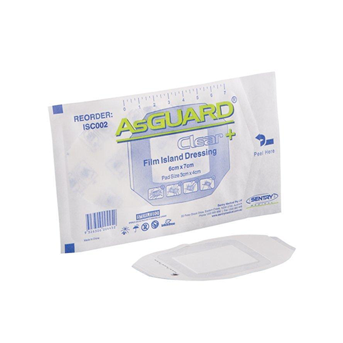 I.V. Transparent Waterproof Dressing 6x7cm - Box of 50