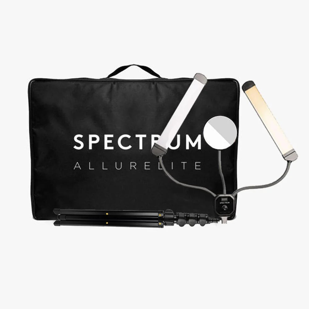 Allurelite Pro Beauty Portable Double LED Lighting Kit