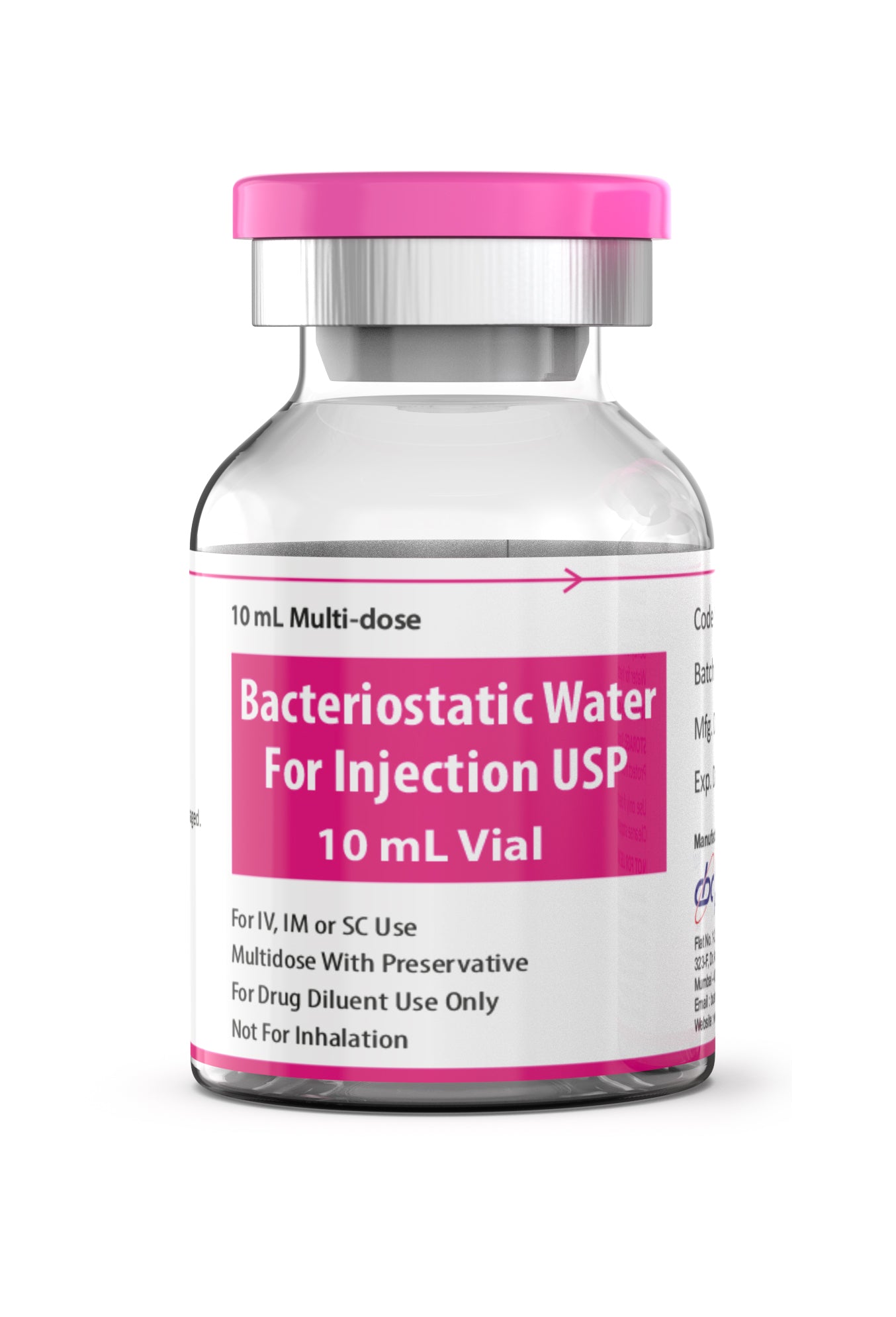 Bacteriostatic Water - CBC Pharm - 10ml