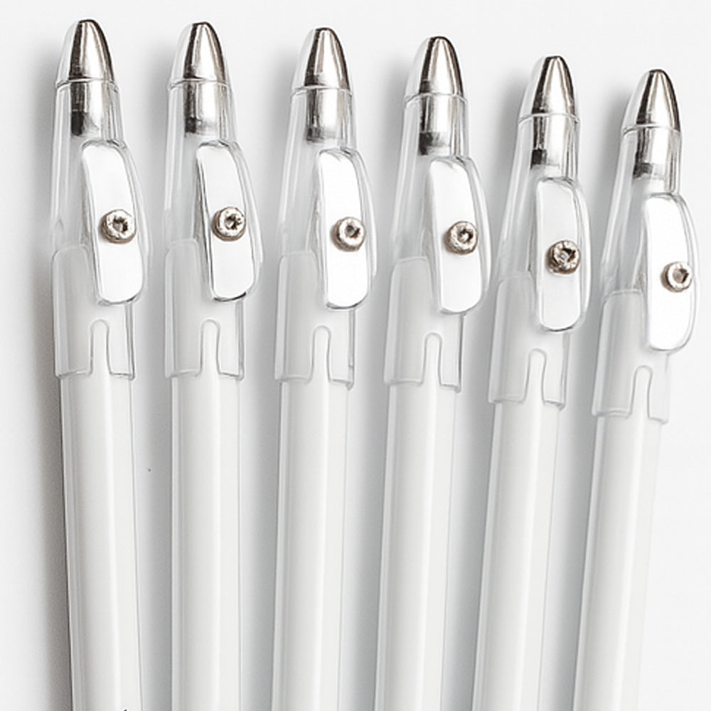 White Pencil Drawing Up with Sharpener Lid - Custom Logo x 1000 Pencils