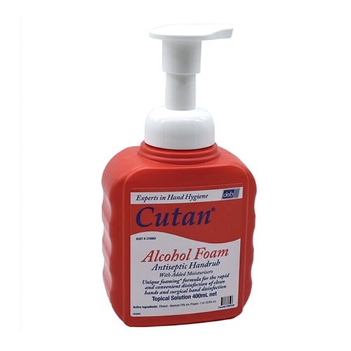 Alcohol Foam Hand Sanitiser Cutan 400ml