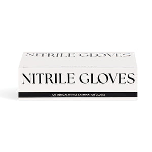 White Nitrile Gloves By Aesthetic Pro 4g - Box of 100