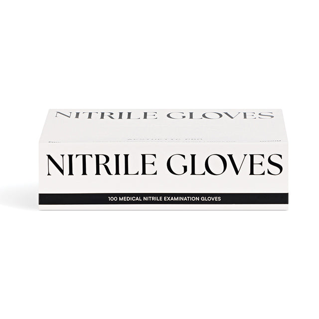 White Nitrile Gloves By Aesthetic Pro 4g - Box of 100