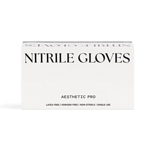 White Nitrile Gloves By Aesthetic Pro 4g - Box of 100
