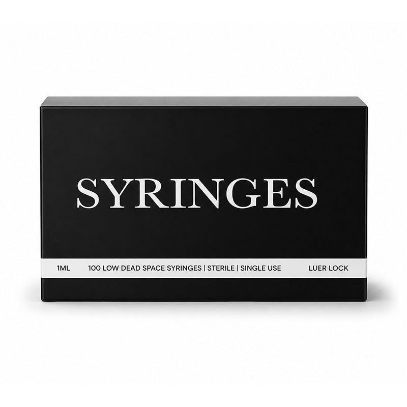 1ml Low Dead Space Syringe by Aesthetic Pro -  Luer Lock - Box of 100