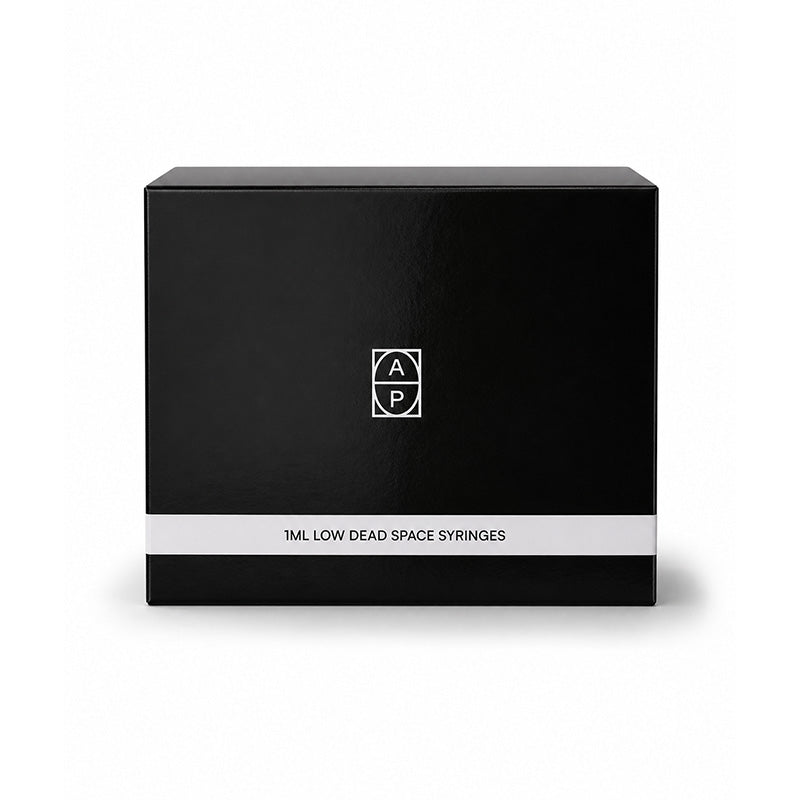 1ml Low Dead Space Syringe by Aesthetic Pro -  Luer Lock - Box of 100