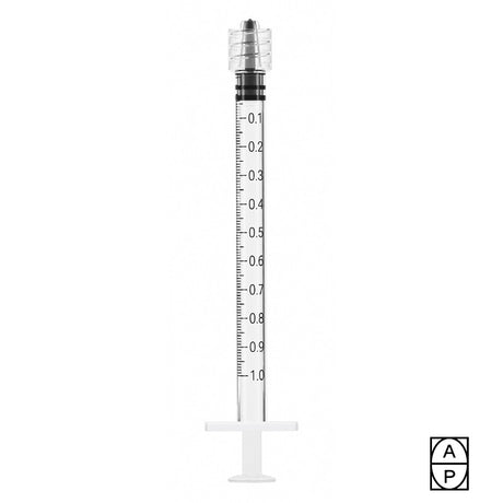 1ml Low Dead Space Syringe by Aesthetic Pro -  Luer Lock - Box of 100