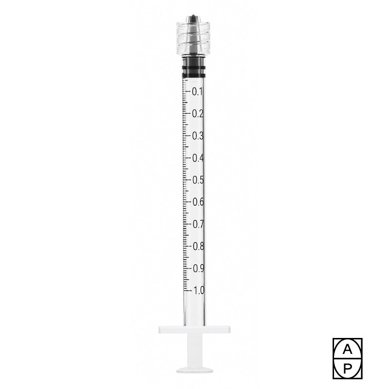 1ml Low Dead Space Syringe by Aesthetic Pro -  Luer Lock - Box of 100