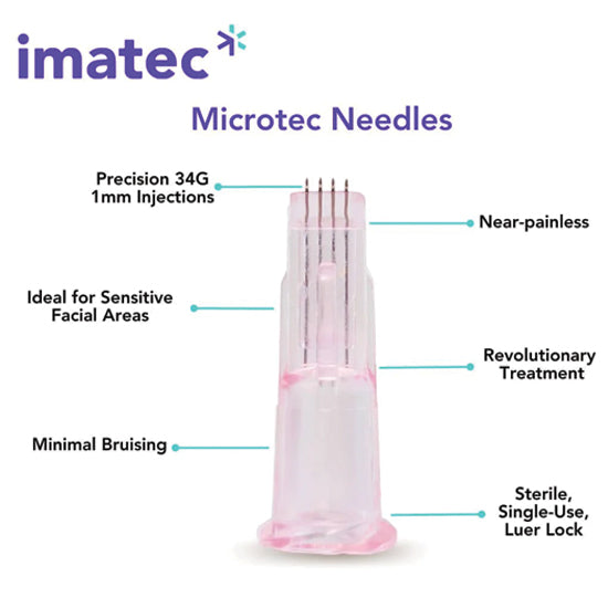 MicroTec Injector Needle 34G  x 1.2mm - Boxes of 20