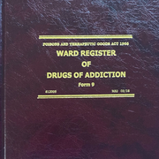 NSW Drug Register Book
