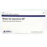 Water for Injections BP 10mL Ampoules - Box/50