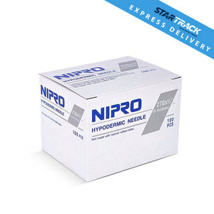 NIPRO HYPODERMIC NEEDLES - BOX OF 100