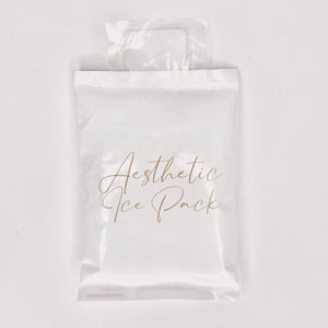 White Disposable Aesthetic Ice Pack / Fill and Freeze