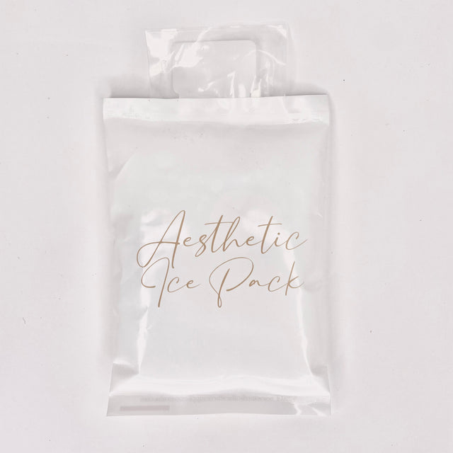 White Disposable Aesthetic Ice Pack / Fill and Freeze