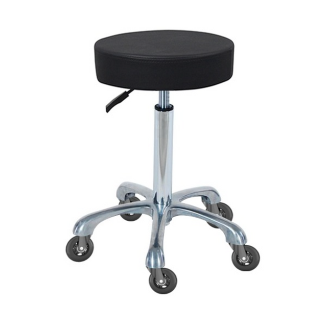 Round Medi Stool – Black